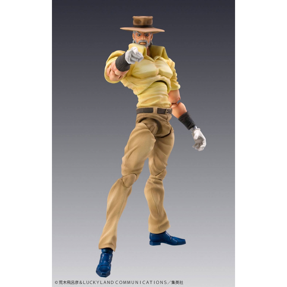 Jojo's Bizarre Adventure - Figurine Joseph Joestar & Iggy Super Action Chozokado