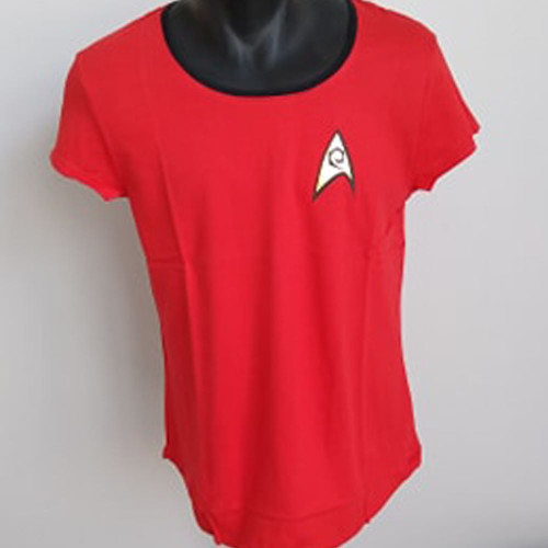 Star Treck - T-Shirt Uniforme Starfleet Rouge