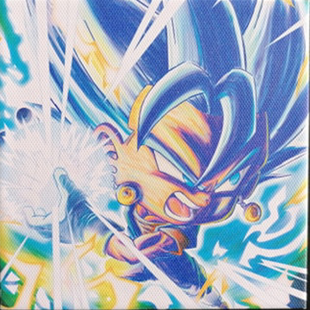 Dragon Ball Super - Toile Mini Vegeto SSJ Blue Ichiban Kuji The Greatest Saiyan