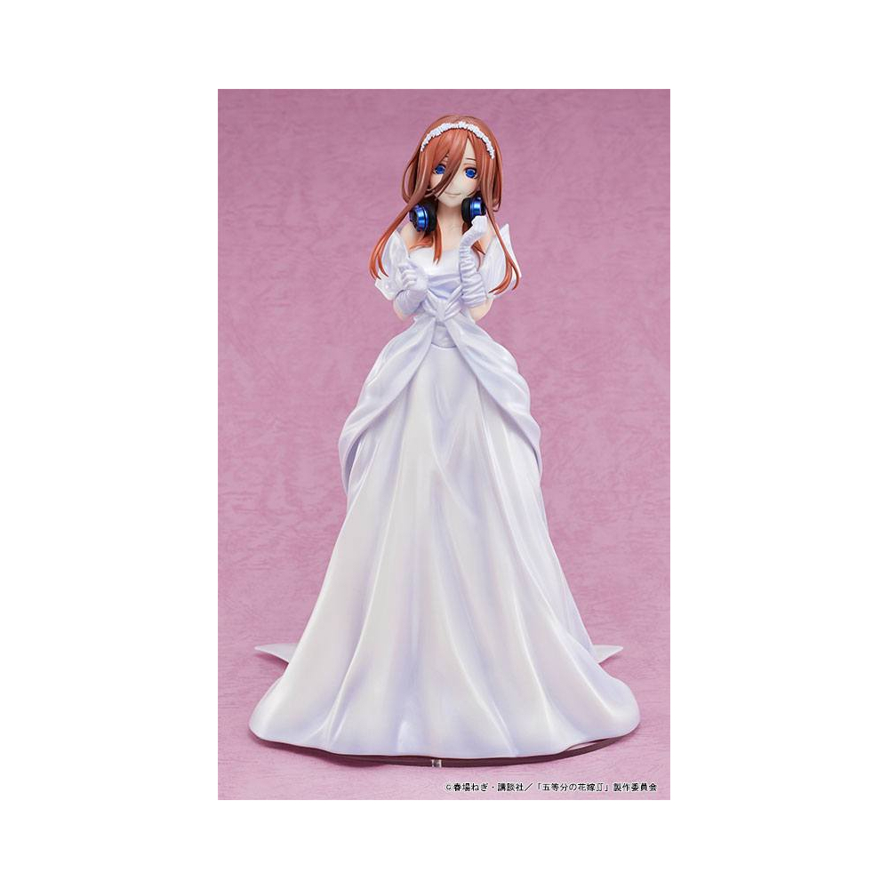 The Quintessential Quintuplets - Figurine Miku Nakano Wedding Dress Ver. (Amakuni)