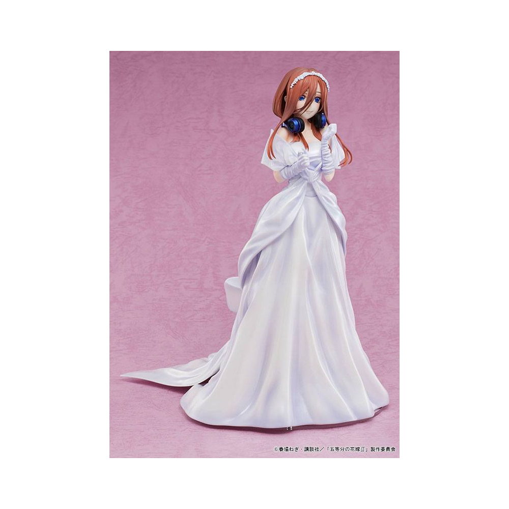 The Quintessential Quintuplets - Figurine Miku Nakano Wedding Dress Ver. (Amakuni)