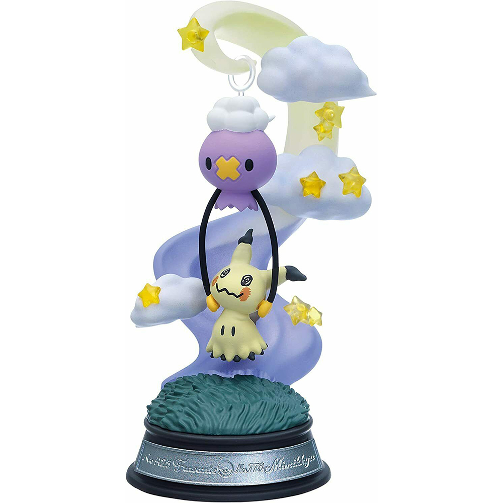 Pokémon - Figurine de Baudrive & Mimiqui Pokémon Swing Vignette Collection