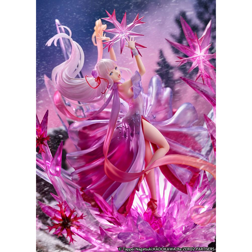 Re Zero Starting Life In Another World - Figurine Frozen Emilia Crystal Dress Ver.