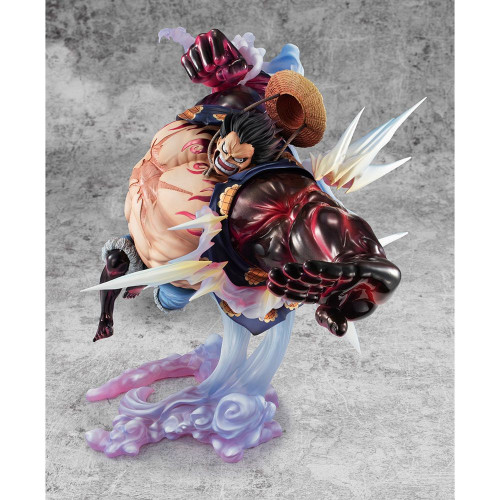 One Piece - Figurine Monkey D. Luffy Gear 4 Boudman Ver. 2 Excellent Model Portrait Of Pirates SA-Maximum