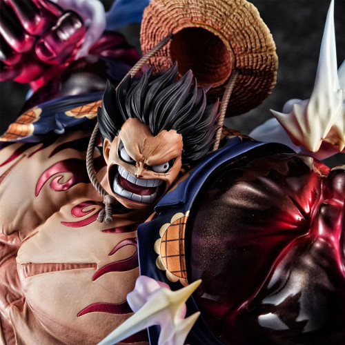 One Piece - Figurine Monkey D. Luffy Gear 4 Boudman Ver. 2 Excellent Model Portrait Of Pirates SA-Maximum