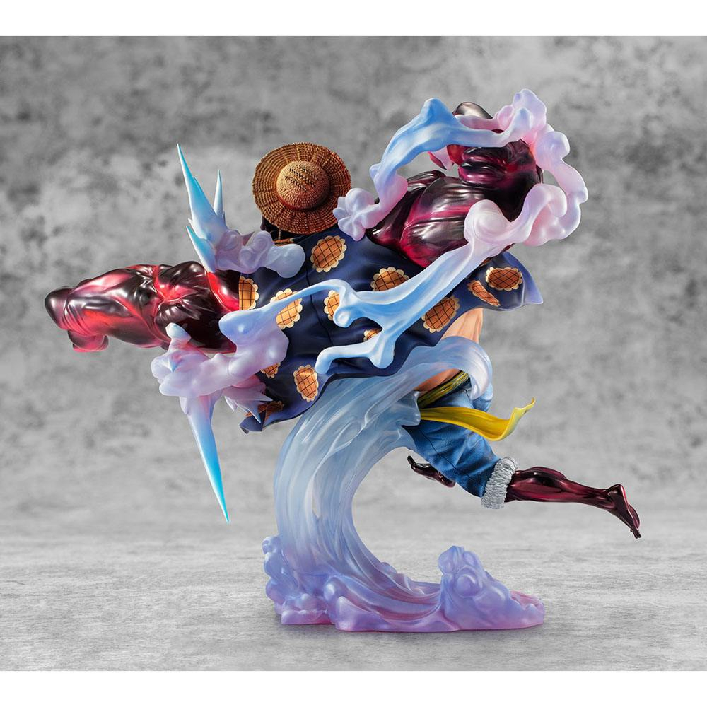 One Piece - Figurine Monkey D. Luffy Gear 4 Boudman Ver. 2 Excellent Model Portrait Of Pirates SA-Maximum