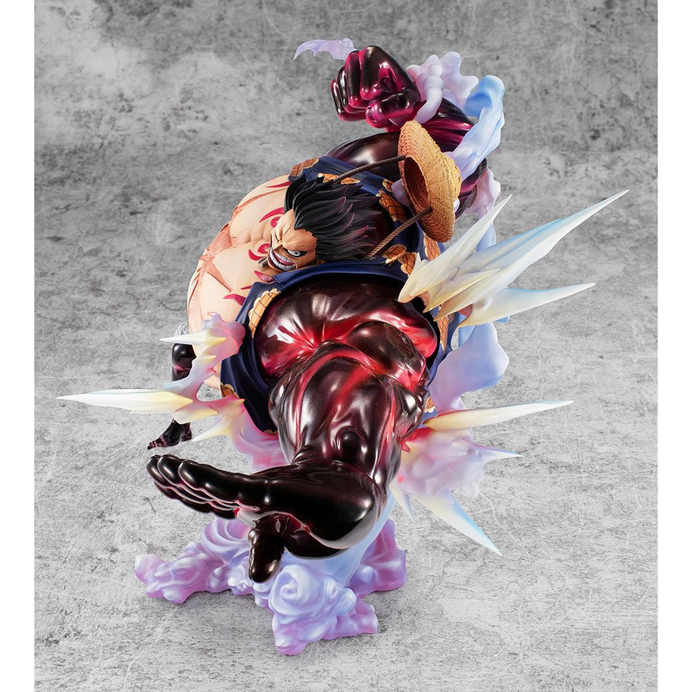 One Piece - Figurine Monkey D. Luffy Gear 4 Boudman Ver. 2 Excellent Model Portrait Of Pirates SA-Maximum