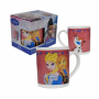 La Reine Des Neiges - Mug Elsa Et Anna Version Rose