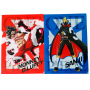 One Piece - Duo Porte Documents Luffy Gear 4 Snakeman Et Sanji Masked Soba