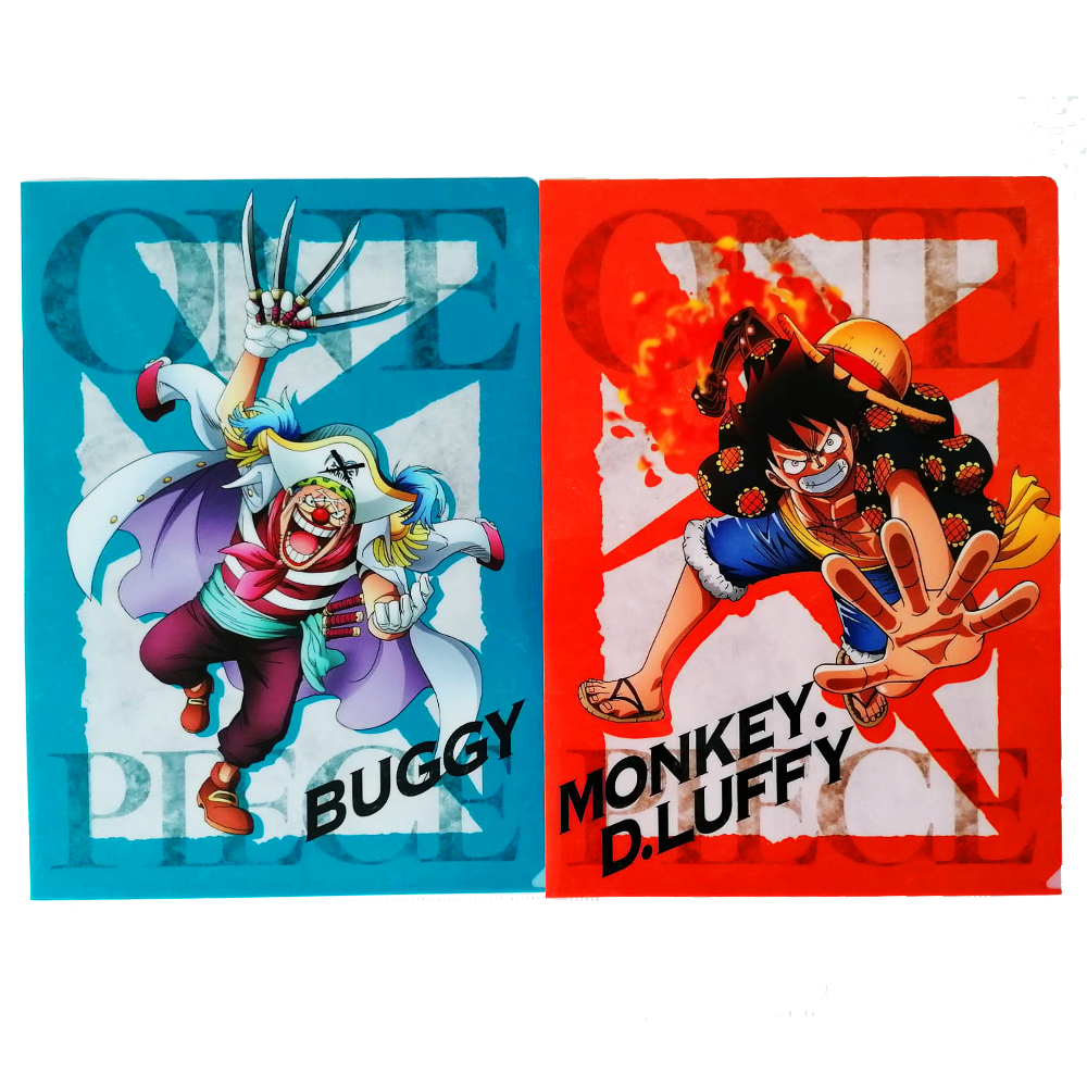 One Piece - Duo Porte Documents Baggy Et Monkey D. Luffy