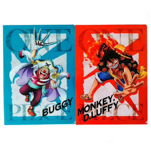 One Piece - Duo Porte Documents Baggy Et Monkey D. Luffy