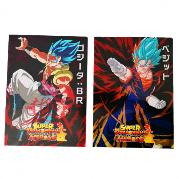 Dragon Ball - Duo de Porte-Documents Gogeta Et Vegeto Super DragonBall Heroes Saga [Lot H]