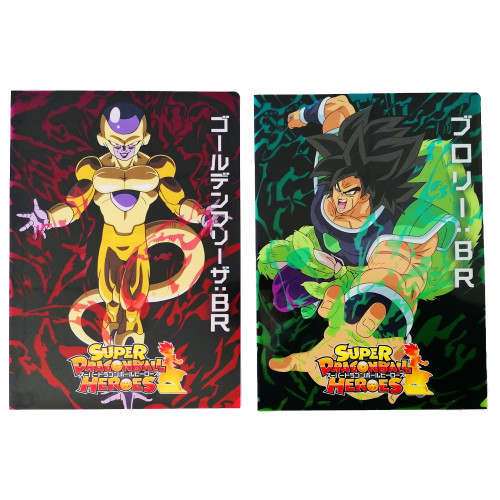 Dragon Ball - Duo de Porte-Documents Golden Freezer Et Broly Super DragonBall Heroes Saga [Lot H]