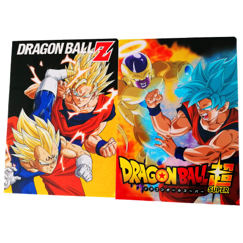 Dragon Ball - Duo de Porte-Documents Goku Vs Majin Vegeta Et Goku Vs Golden Freezer