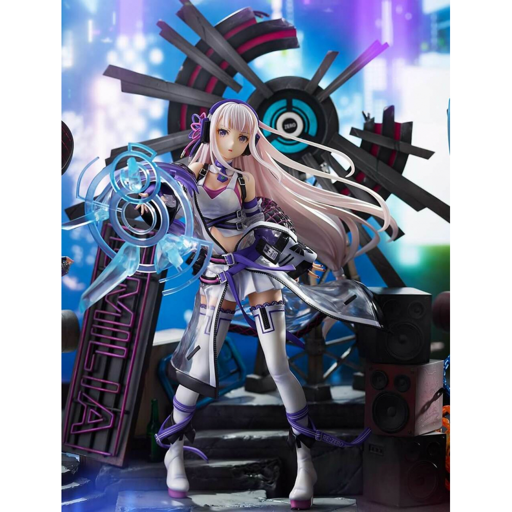 Re Zero Starting Life In Another World - Figurine Emilia Neon City Ver.