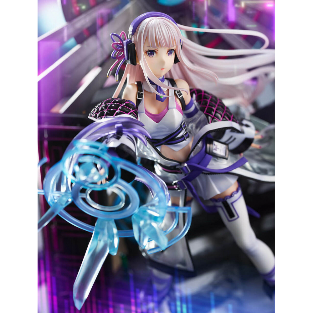 Re Zero Starting Life In Another World - Figurine Emilia Neon City Ver.