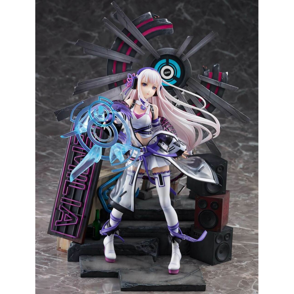 Re Zero Starting Life In Another World - Figurine Emilia Neon City Ver.