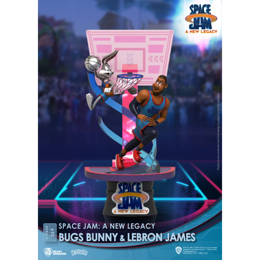 Space Jam - Figurine Bugs Bunny & Lebron Diorama D-Stage