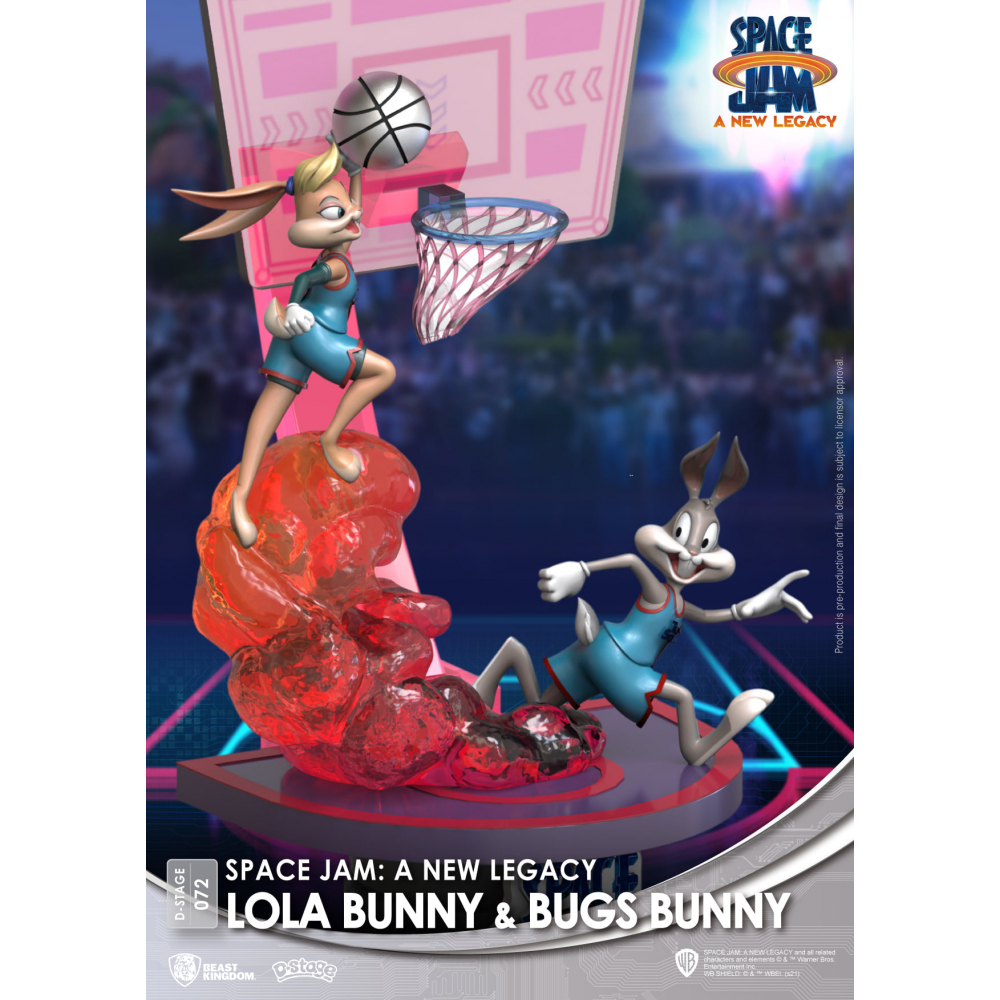 Space Jam - Figurine Lola & Bugs Bunny Diorama D-Stage