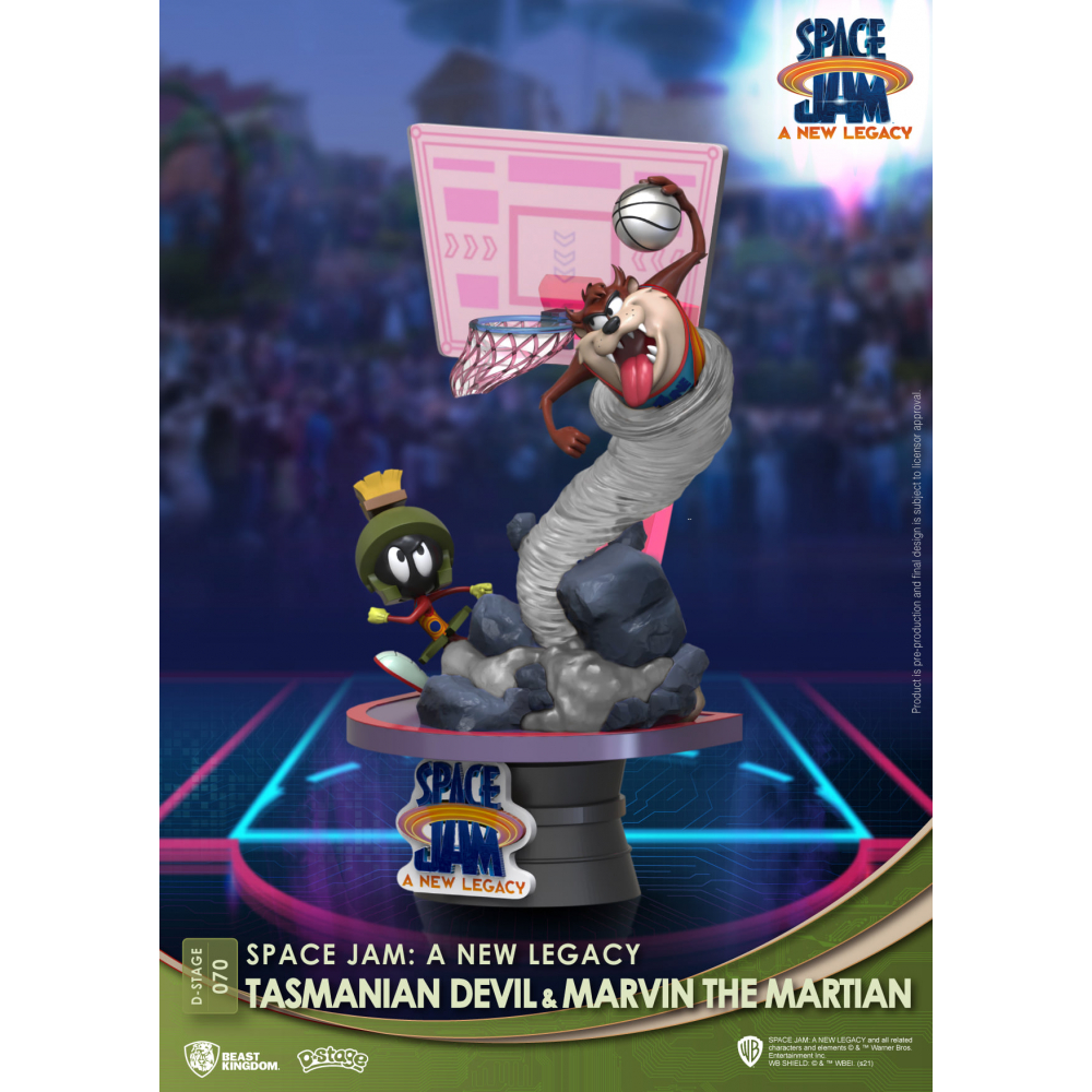 Space Jam - Figurine Taz & Marvin Diorama D-Stage