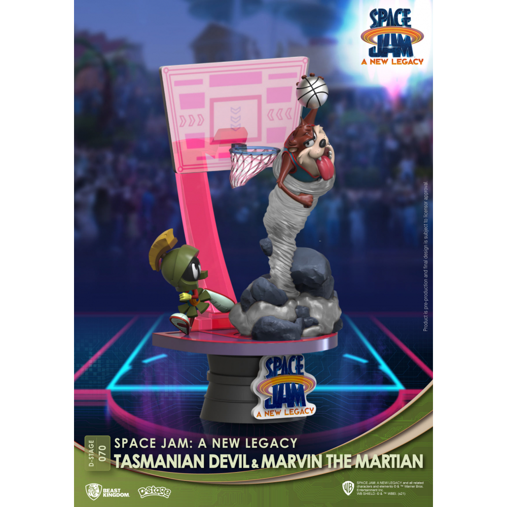 Space Jam - Figurine Taz & Marvin Diorama D-Stage