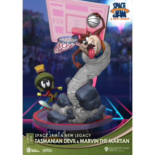 Space Jam - Figurine Taz & Marvin Diorama D-Stage