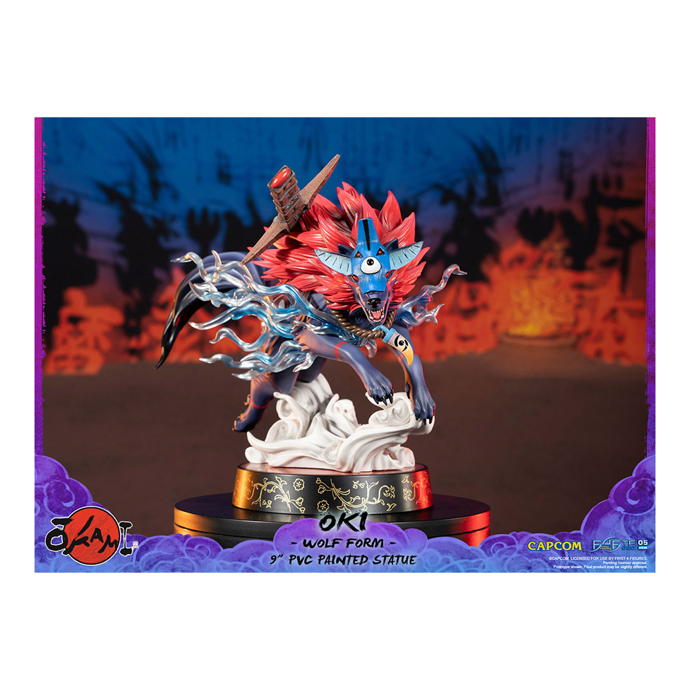 Okami - Figurine Oki Wolf Form Ver.