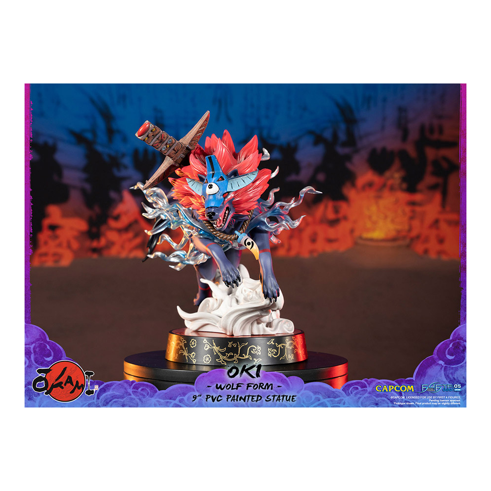 Okami - Figurine Oki Wolf Form Ver.