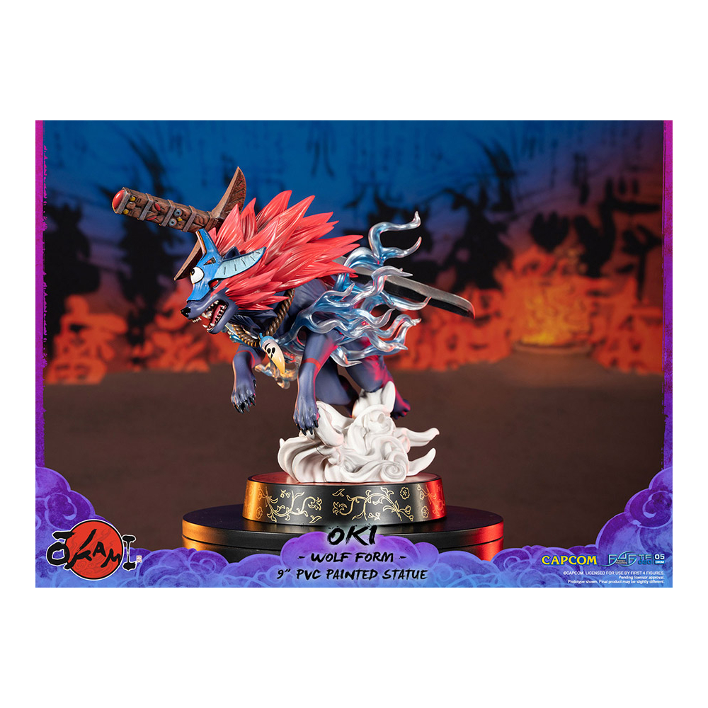 Okami - Figurine Oki Wolf Form Ver.