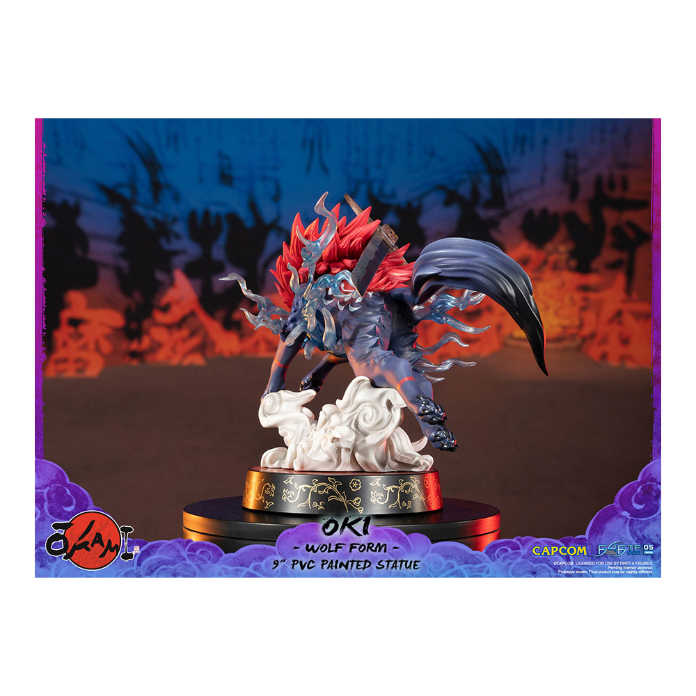 Okami - Figurine Oki Wolf Form Ver.