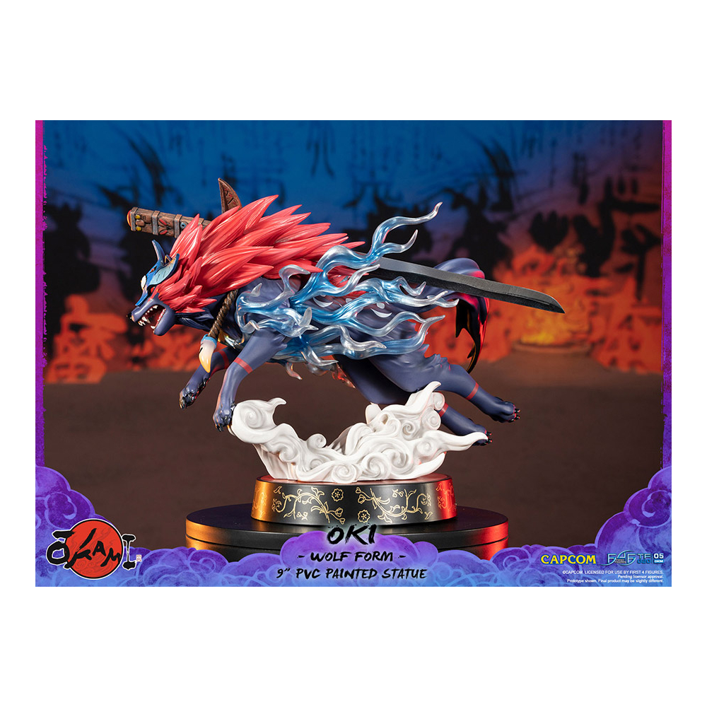 Okami - Figurine Oki Wolf Form Ver.