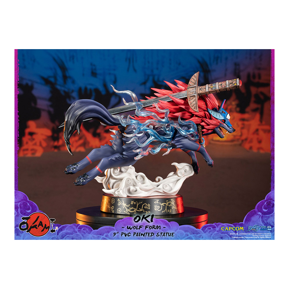 Okami - Figurine Oki Wolf Form Ver.