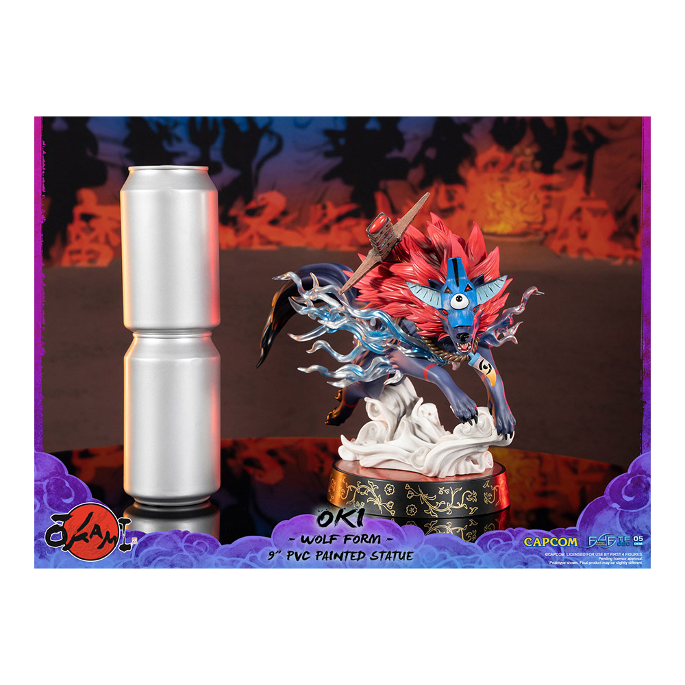 Okami - Figurine Oki Wolf Form Ver.