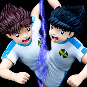 Captain Tsubasa - Figurine Olivier Atton & Ben Becker Golden Twin Shoot