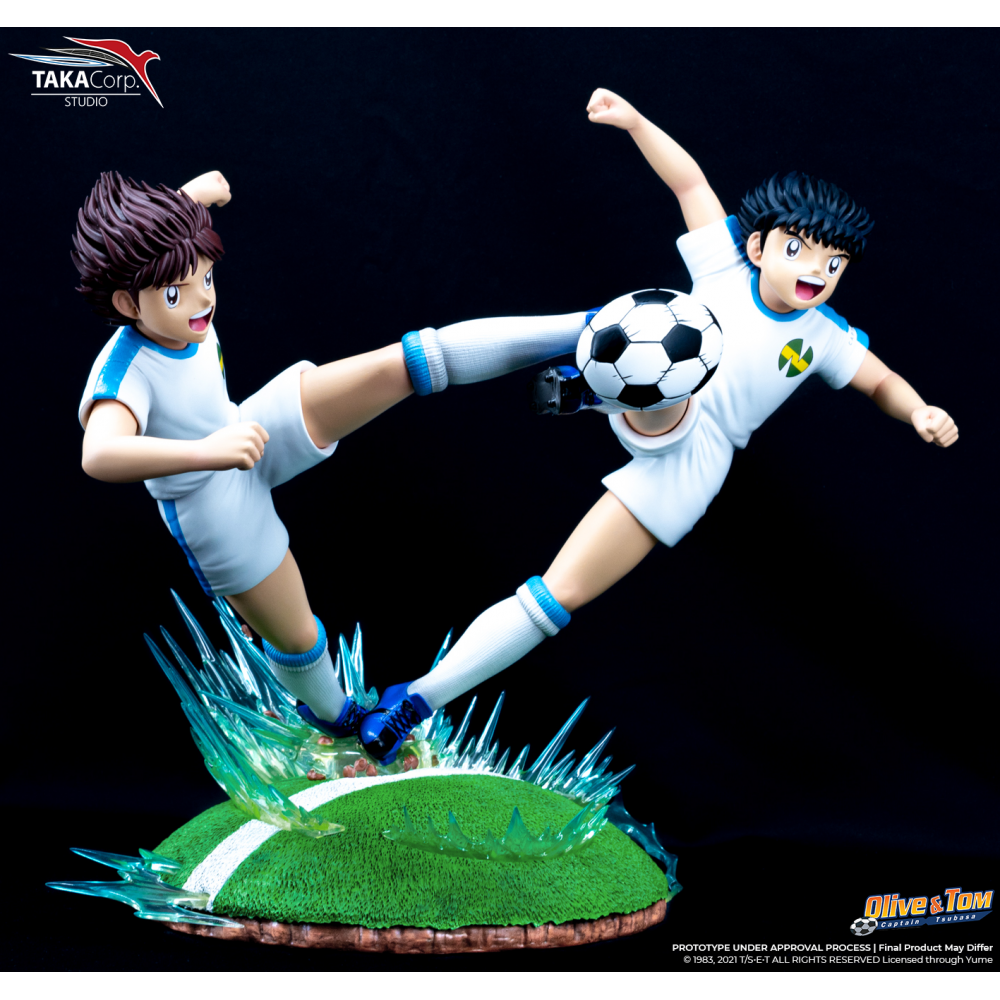 Captain Tsubasa - Figurine Olivier Atton & Ben Becker Golden Twin Shoot