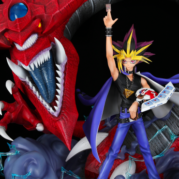 Yu-Gi-Oh! - Statue Yami Yugi & Slifer Le Dragon Céleste