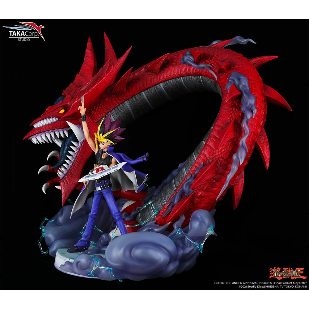 Yu-Gi-Oh! - Statue Yami Yugi & Slifer Le Dragon Céleste