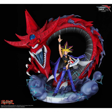 Yu-Gi-Oh! - Statue Yami Yugi & Slifer Le Dragon Céleste