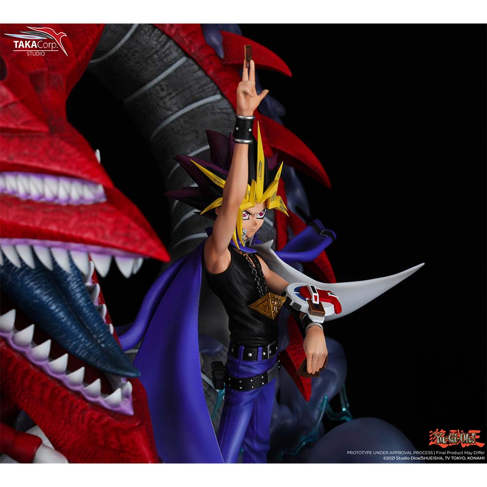 Yu-Gi-Oh! - Statue Yami Yugi & Slifer Le Dragon Céleste