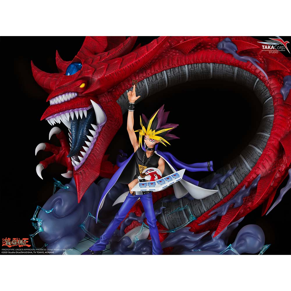 Yu-Gi-Oh! - Statue Yami Yugi & Slifer Le Dragon Céleste