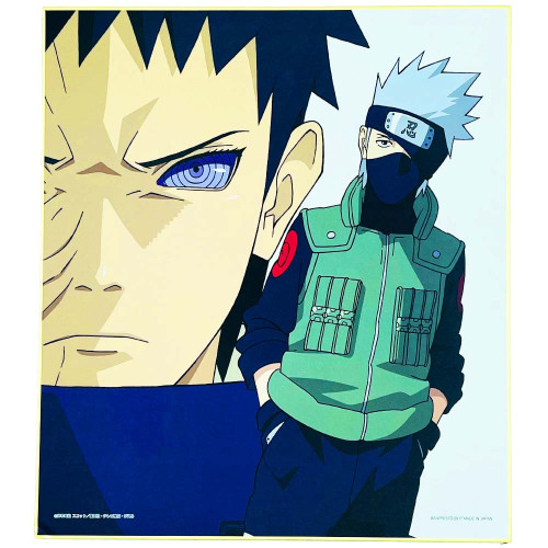 Boruto - Shikishi Obito Uchiha & Kakashi Hatake Boruto : Next Generations ~ Naruto to Boruto ~  Ichiban Kuji [Lot C]