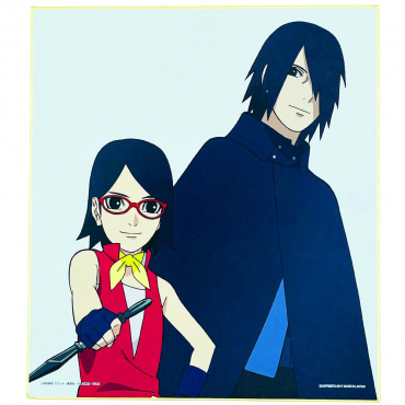 Boruto - Shikishi Sasuke & Sarada Boruto : Next Generations ~ Naruto to Boruto ~  Ichiban Kuji [Lot C]