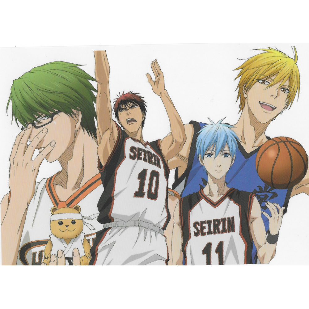 Kuroko No Basket - Lot de 4 photos encadrées (Set 5)