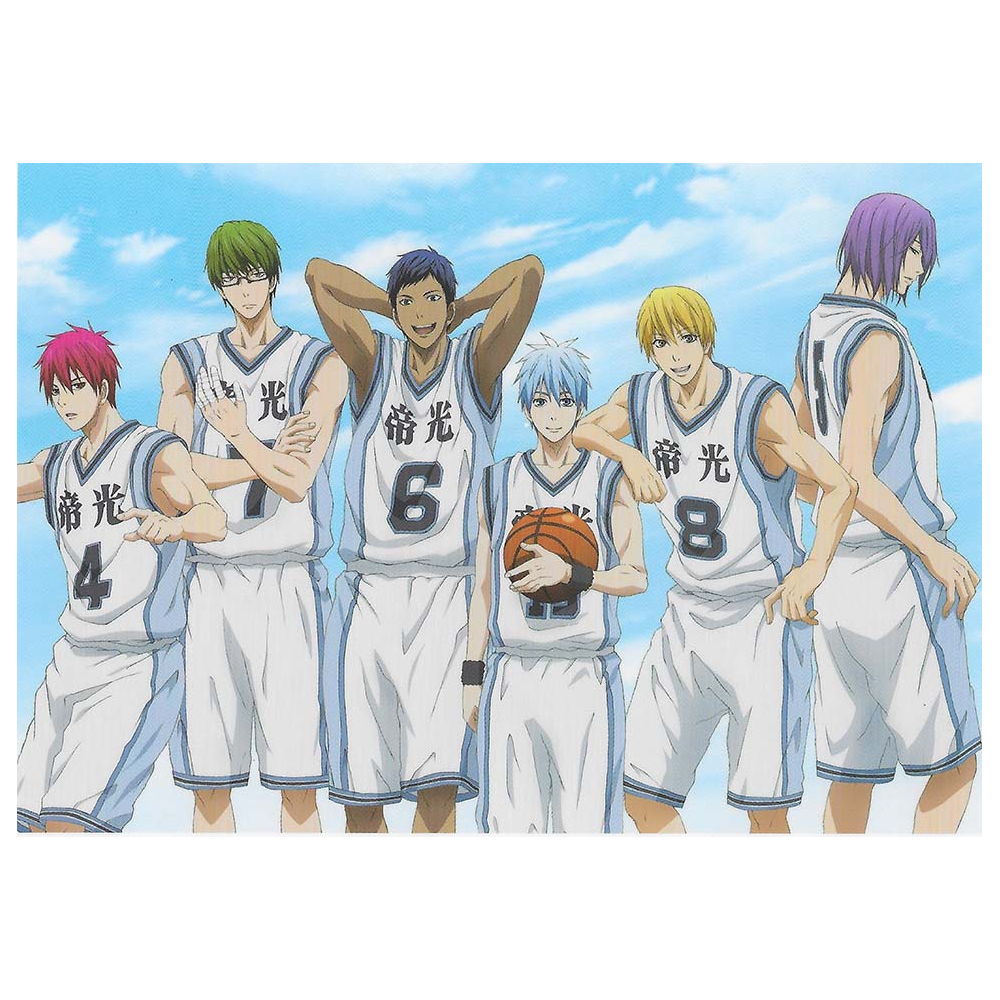 Kuroko No Basket - Lot de 4 photos encadrées (Set 5)