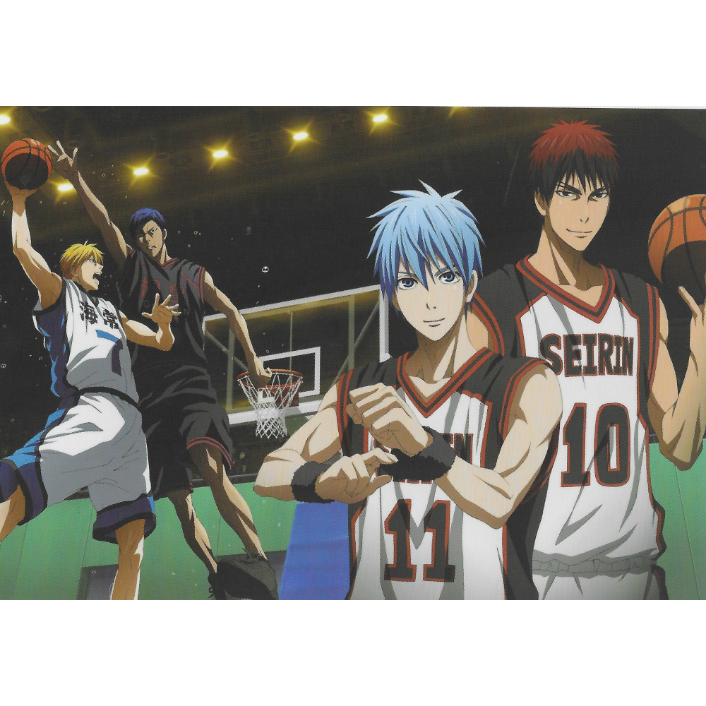 Kuroko No Basket - Lot de 4 photos encadrées (Set 7)