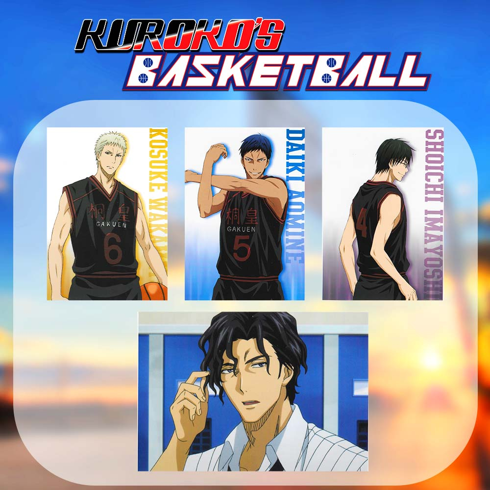 Kuroko No Basket - Lot de 4 photos encadrées (Set 11)