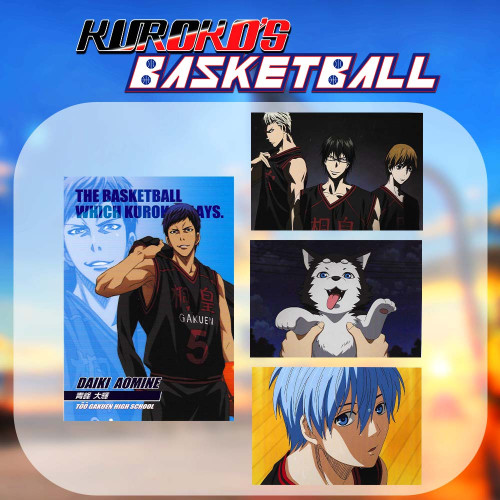 Kuroko No Basket - Lot de 4 photos encadrées (Set 12)