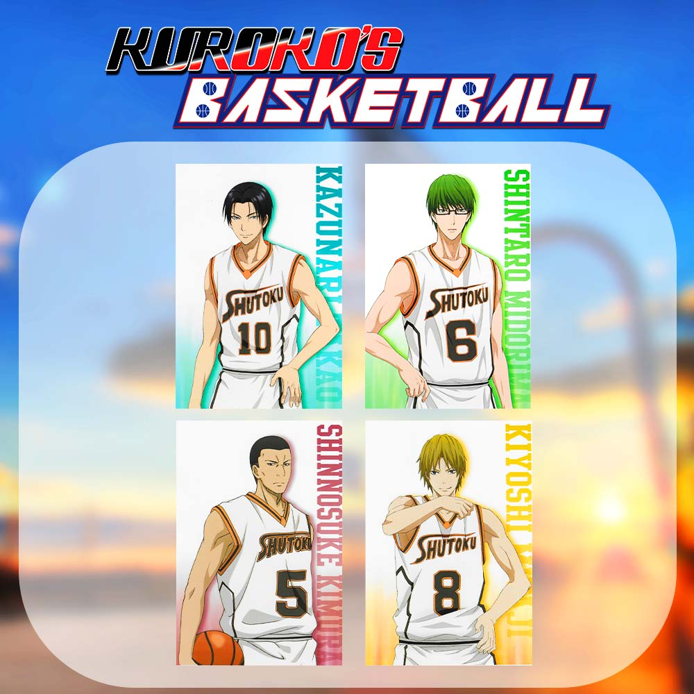 Kuroko No Basket - Lot de 4 photos encadrées (Set 13)