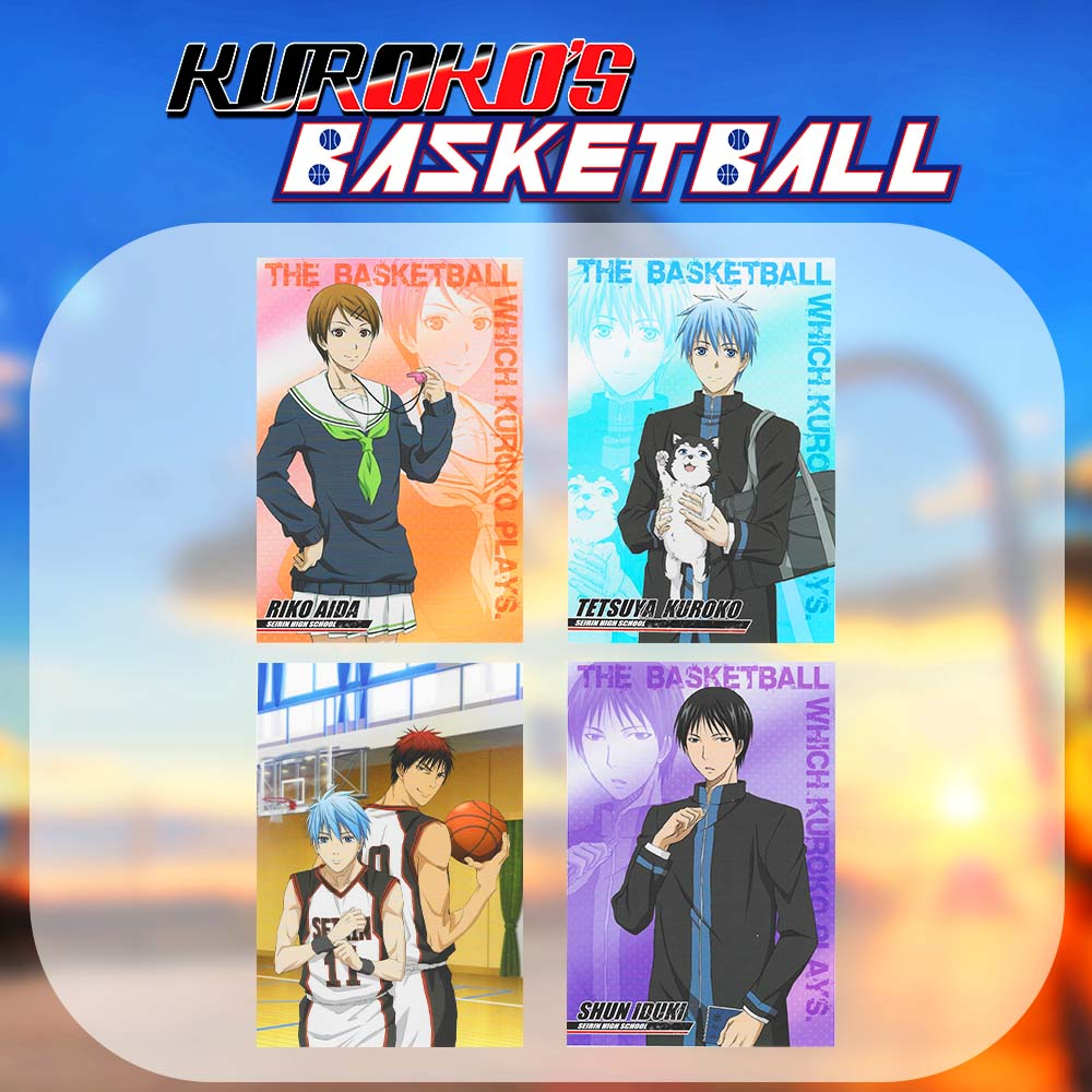 Kuroko No Basket - Lot de 4 photos encadrées (Set 15)