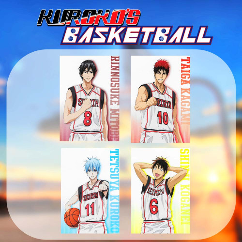 Kuroko No Basket - Lot de 4 photos encadrées (Set 16)